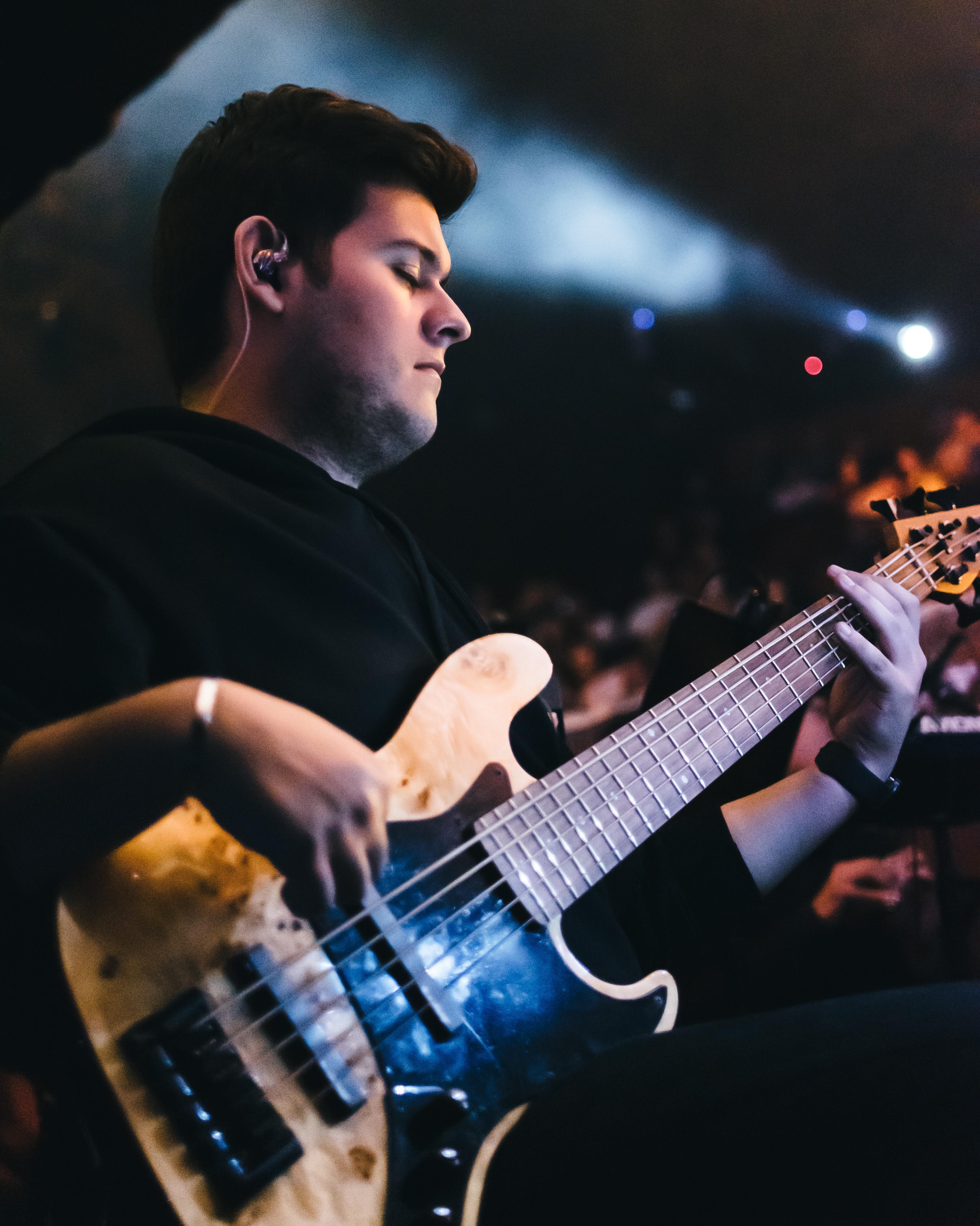Pato Warza performing in In the Heights Musical